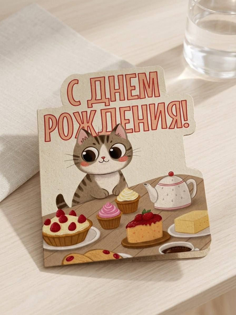 Открытка «С днем рождения»